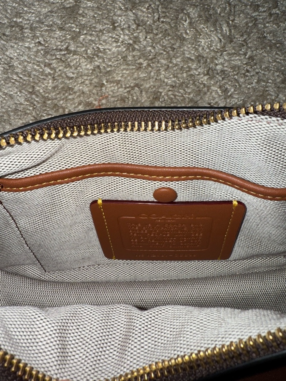 Coach waverly bag in Brass/Maple - Picture 7 of 8